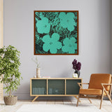 Ten Foot Flowers - Framed Canvas