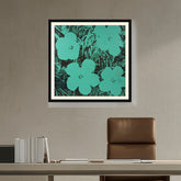 Abstract - Moderen - Ten Foot Flowers - WALL MOUNT FRAME