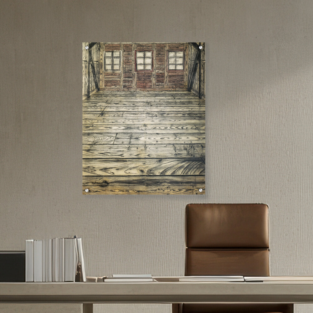 Abstract - Moderen - Wooden Room - Acrylic Wall Photo