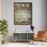 Wooden Room - Framed Canvas