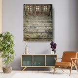 Wooden Room - Wall Canvas
