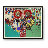 Succulent Eggplants - WALL MOUNT FRAME