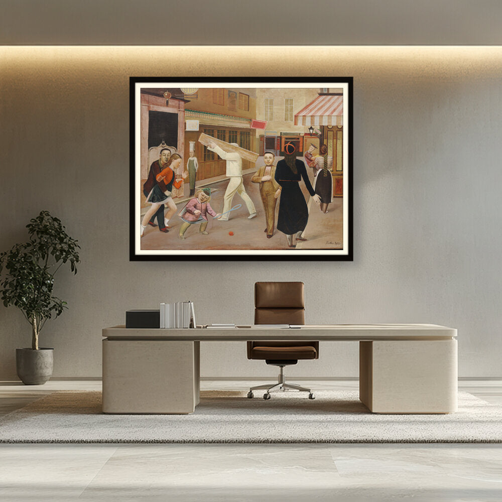 Abstract - Moderen - The Street - WALL MOUNT FRAME