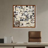 Abstract - Moderen - The Leaf Of The Artichoke - Framed Canvas