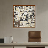 Abstract - Moderen - The Leaf Of The Artichoke - Framed Canvas