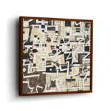 The Leaf Of The Artichoke - Framed Canvas