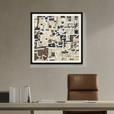 Abstract - Moderen - The Leaf Of The Artichoke - WALL MOUNT FRAME