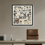 Abstract - Moderen - The Leaf Of The Artichoke - WALL MOUNT FRAME