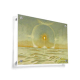 White Sand Under Blue Sky - Acrylic Wall Photo