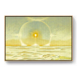 White Sand Under Blue Sky - FLOATING FRAME