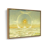 White Sand Under Blue Sky - FLOATING FRAME