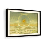 White Sand Under Blue Sky - WALL MOUNT FRAME