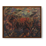 The Funeral Of The Anarchist - Framed Canvas