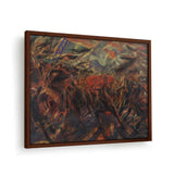 The Funeral Of The Anarchist - Framed Canvas