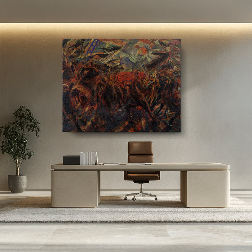 Abstract - Moderen - The Funeral Of The Anarchist - Wall Canvas