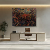 Abstract - Moderen - The Funeral Of The Anarchist - Wall Canvas