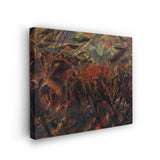 The Funeral Of The Anarchist - Wall Canvas