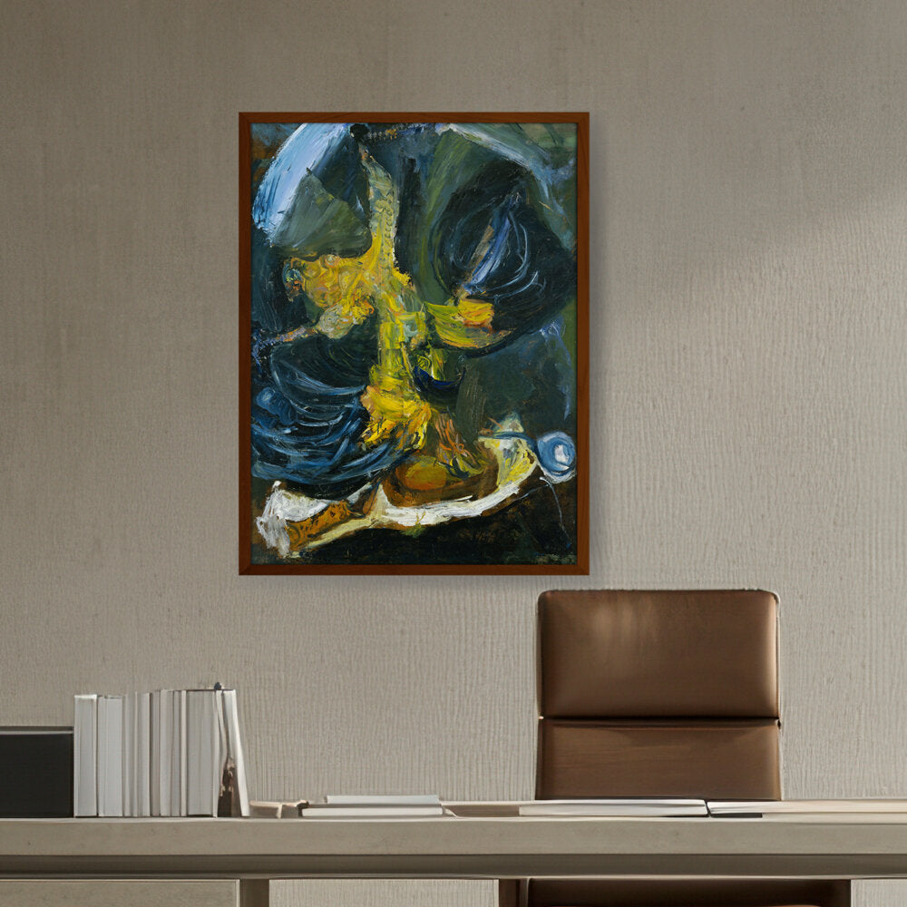 Abstract - Moderen - Dead Fowl - Framed Canvas