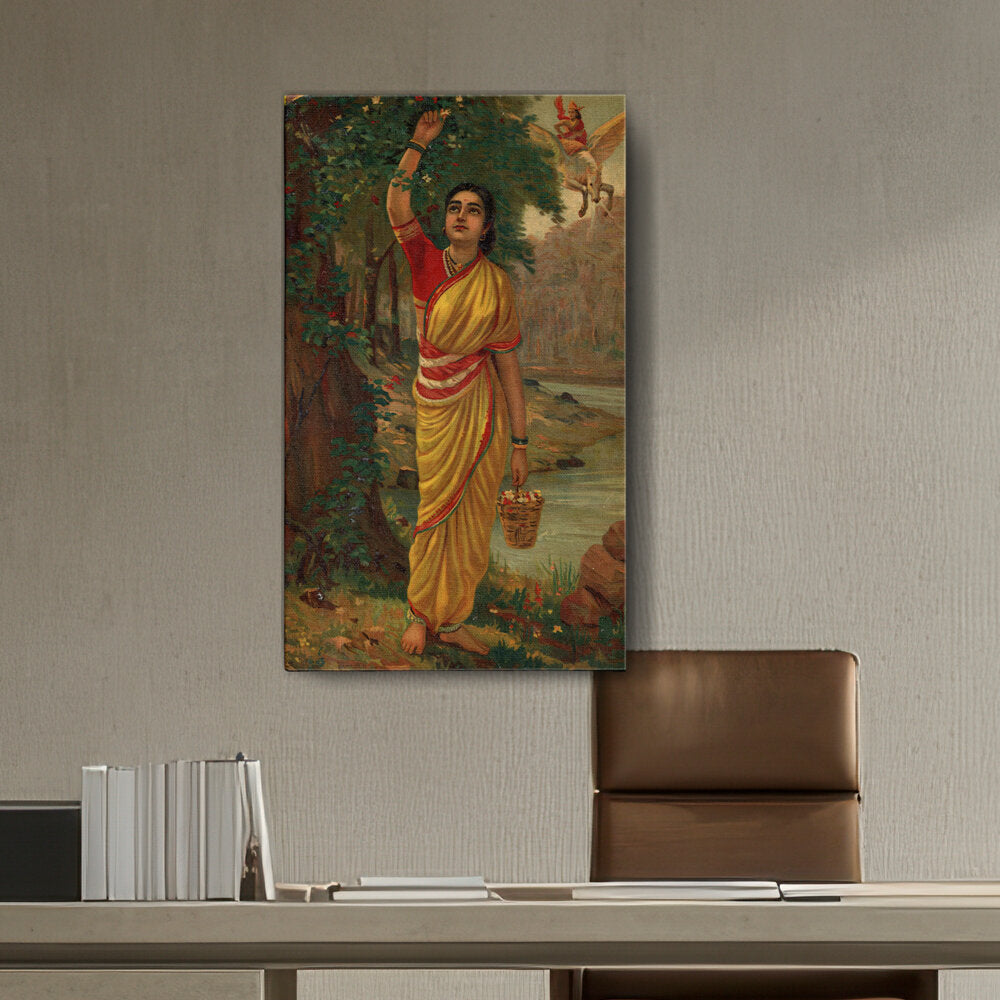 Kiran - Valipa - Ahalya Indravalokan - Wall Canvas