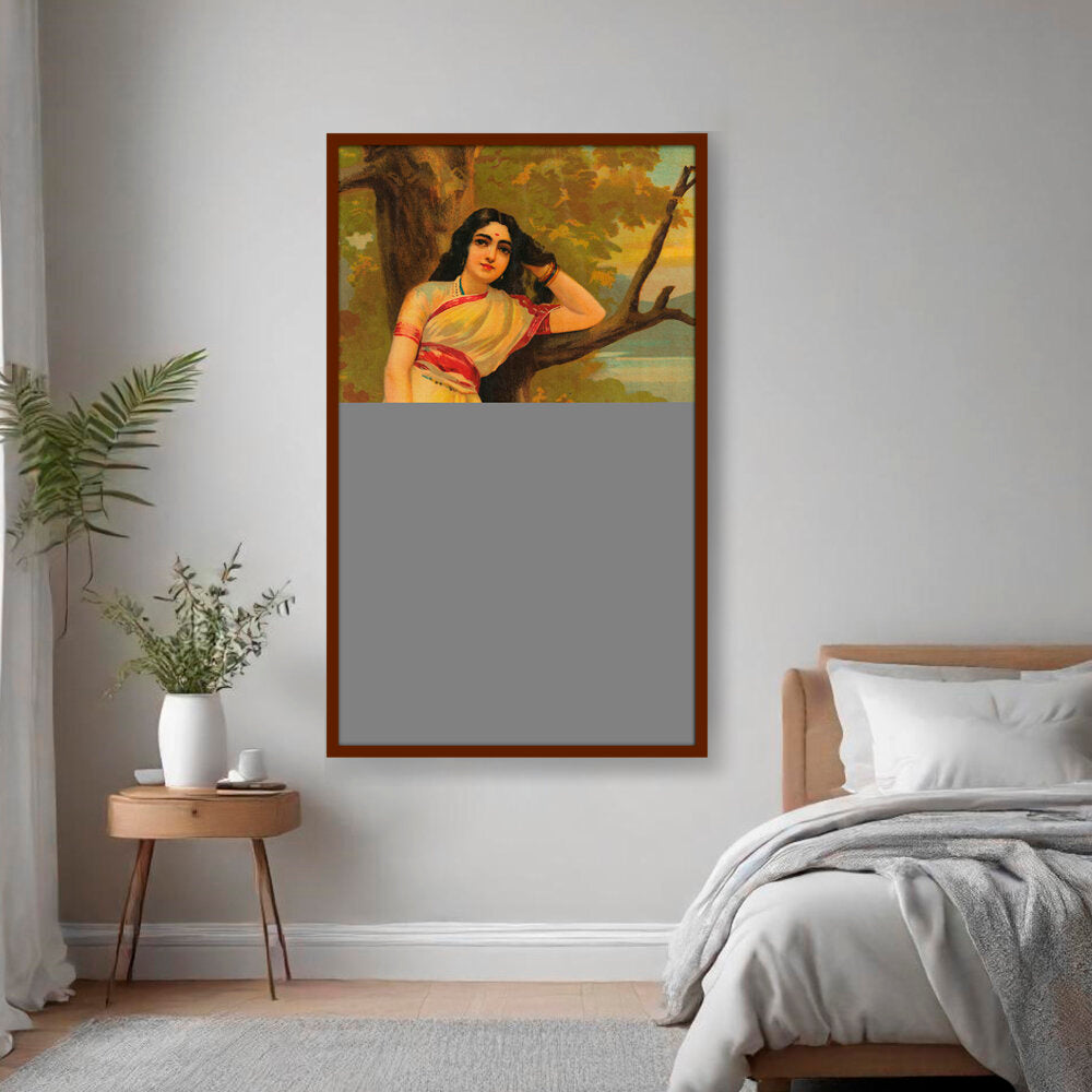 Kiran - Valipa - Ahalya - Framed Canvas