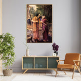 Arjuna Subhadra - Floating Framed Canvas