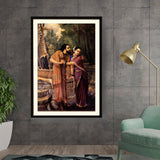 Arjuna Subhadra - Framed Wall Art