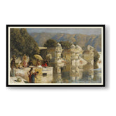 Serenity By The Water - Framed Wall Art
