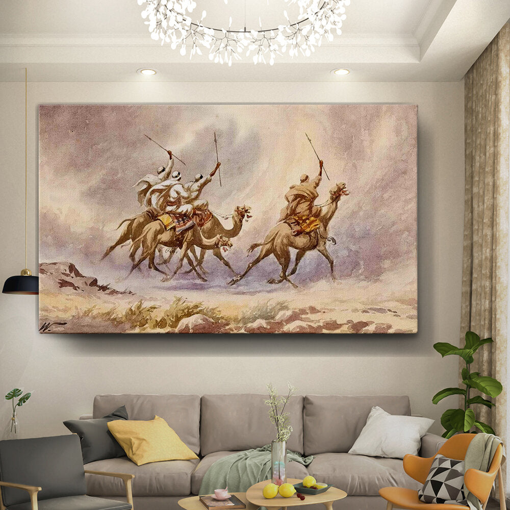 Kiran - Valipa - Desert Riders - Wall Canvas
