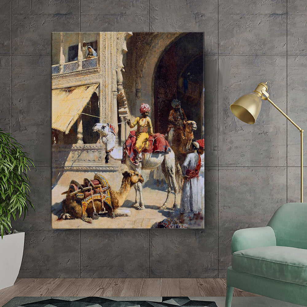 Kiran - Valipa - Camel Riders - Wall Canvas