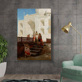 Kiran - Valipa - Women At The Taj Mahal - Wall Canvas