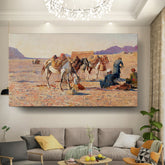 Kiran - Valipa - Desert Caravan - Wall Canvas