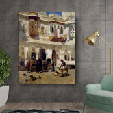 Kiran - Valipa - Royal Courtyard Encounter - Wall Canvas