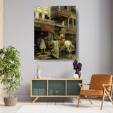 In The Market - Wall Canvas