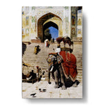 Majestic Elephant At The Gate - Wall Canvas