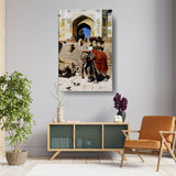 Majestic Elephant At The Gate - Wall Canvas
