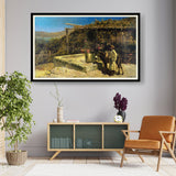 The Village Well - Framed Wall Art