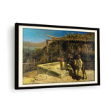 The Village Well - Framed Wall Art