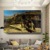 Kiran - Valipa - The Village Well - Wall Canvas