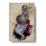 Warrior In Armor - Wall Canvas