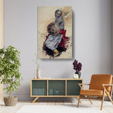 Warrior In Armor - Wall Canvas