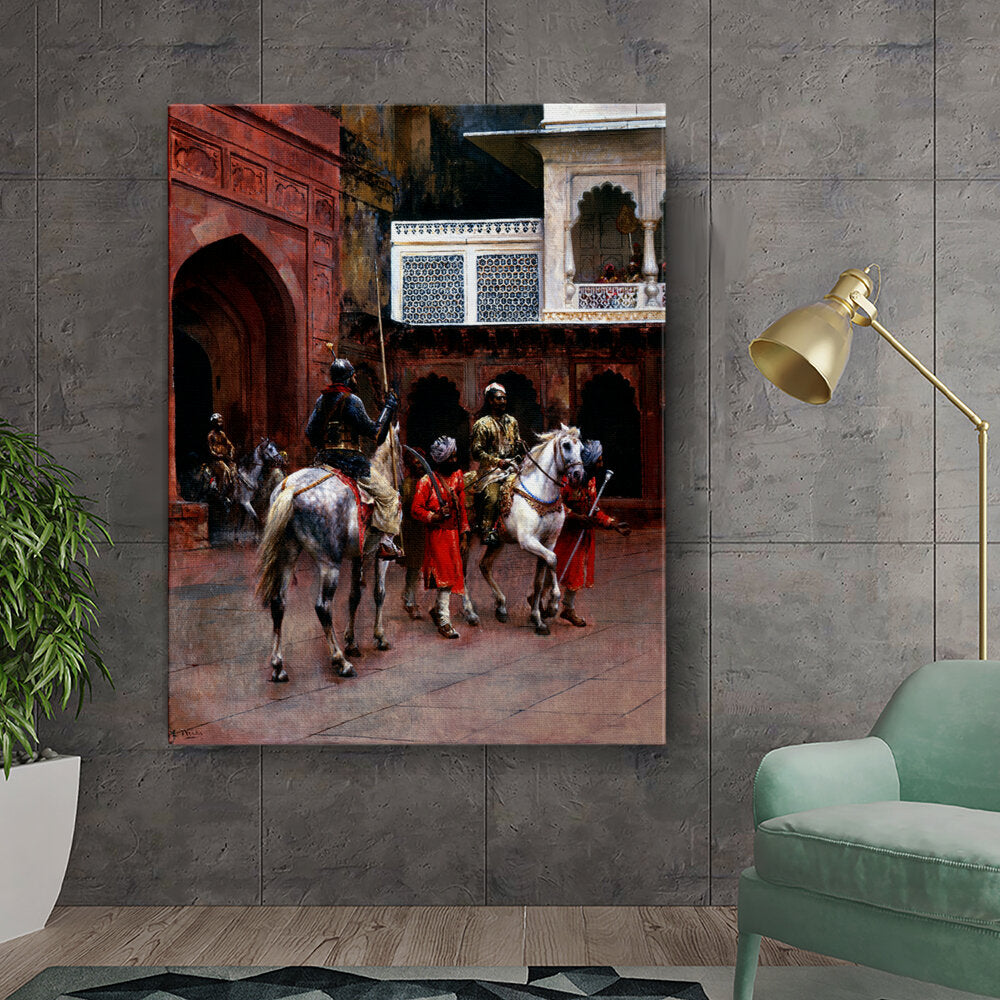 Kiran - Valipa - Royal Procession5 - Wall Canvas