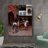 Kiran - Valipa - Royal Procession5 - Wall Canvas