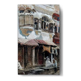 Traditional Street Scene - Wall Canvas