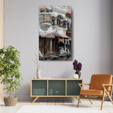 Traditional Street Scene - Wall Canvas