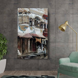 Kiran - Valipa - Traditional Street Scene - Wall Canvas