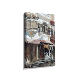 Traditional Street Scene - Wall Canvas