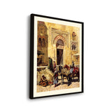 Market Entrance Scene - Framed Wall Art