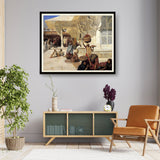 Market Day In India - Framed Wall Art