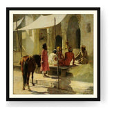 Market Gathering - Framed Wall Art