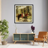Market Gathering - Framed Wall Art